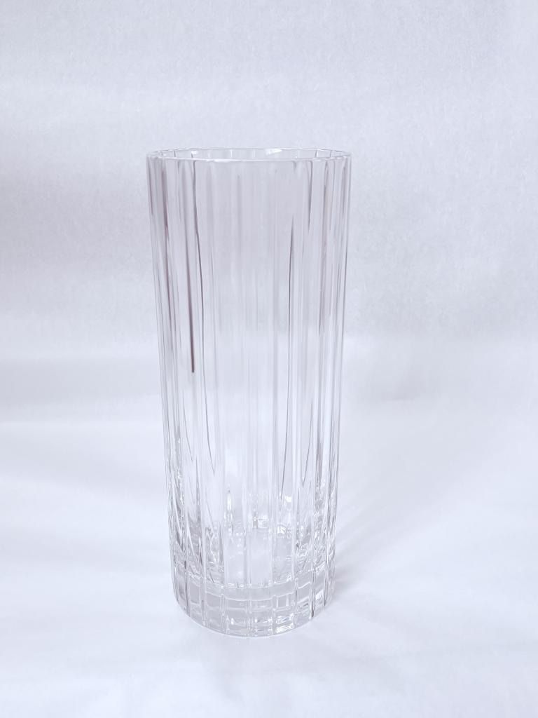 【値下げ】「美品」Baccarat バカラ　クリスタルガラス フラワーベース Baccarat/バカラ アイ ベース S クリスタルガラス アート 花瓶