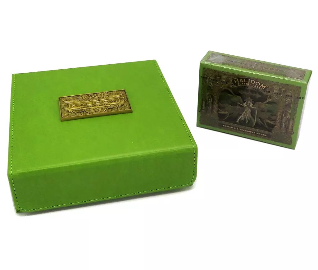 中古】おもちゃ HAILDOM PLAYING CARDS(トランプ) LUXURY LEATHER BOX
