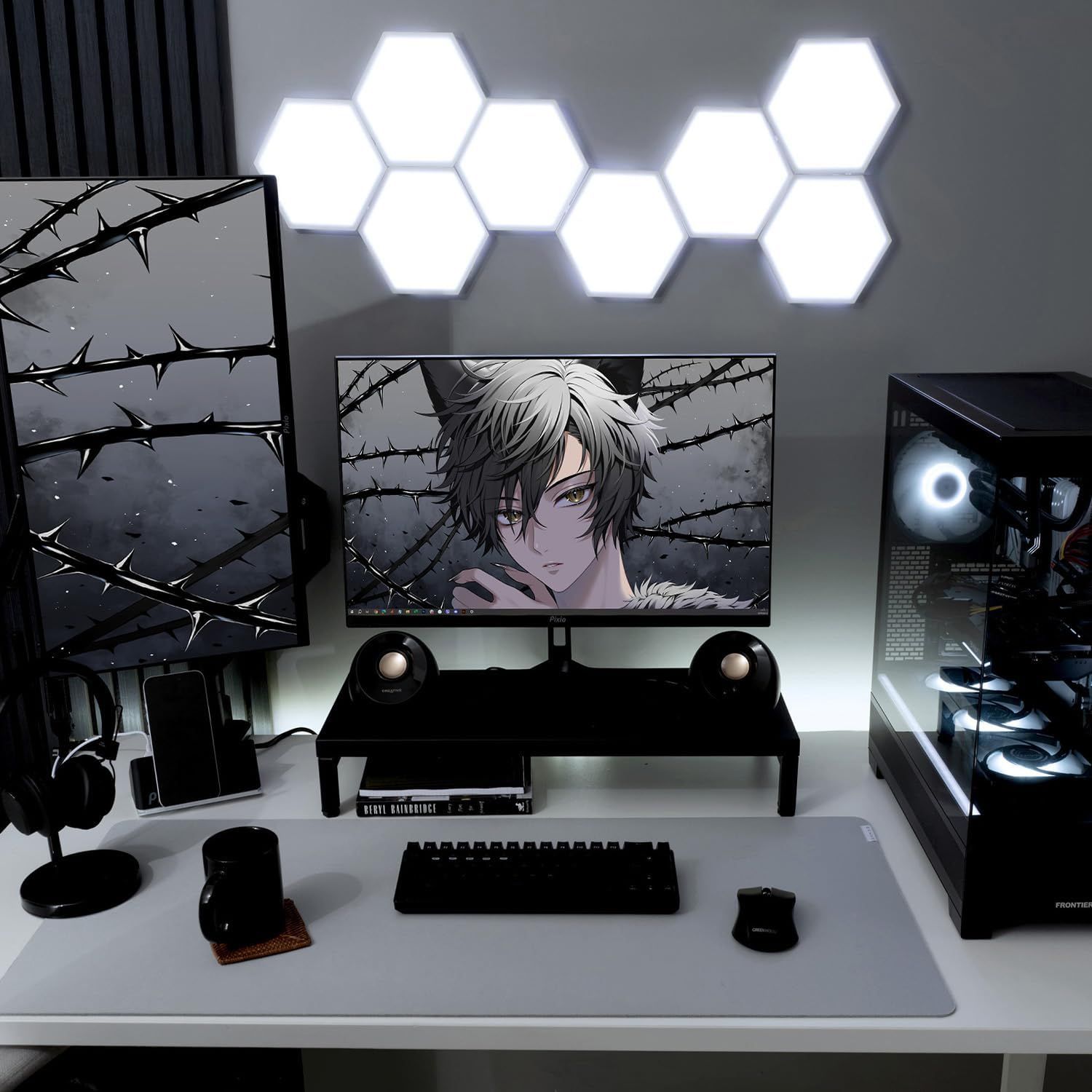 ジャンク品】Pixio PX248 WAVE 液晶ディスプレイ PX248WAVE 23.8インチ