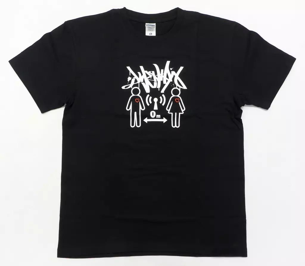 中古】Tシャツ 夕闇に誘いし漆黒の天使達 心の距離は0m Tシャツ