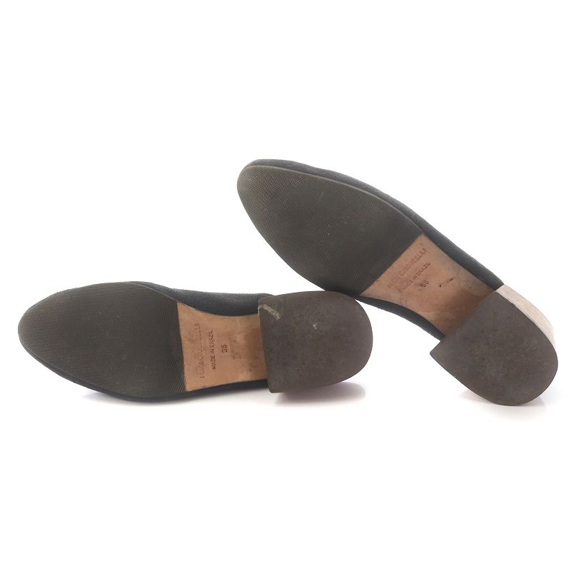 マリジウディセリ MARI GIUDICELLI ミュール スエード レザー スクエア