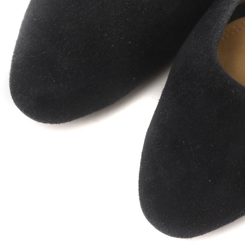 マリジウディセリ MARI GIUDICELLI ミュール スエード レザー スクエア