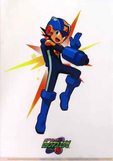 中古】クリアファイル ロックマン.EXE(ロックマンエグゼ) A4クリア