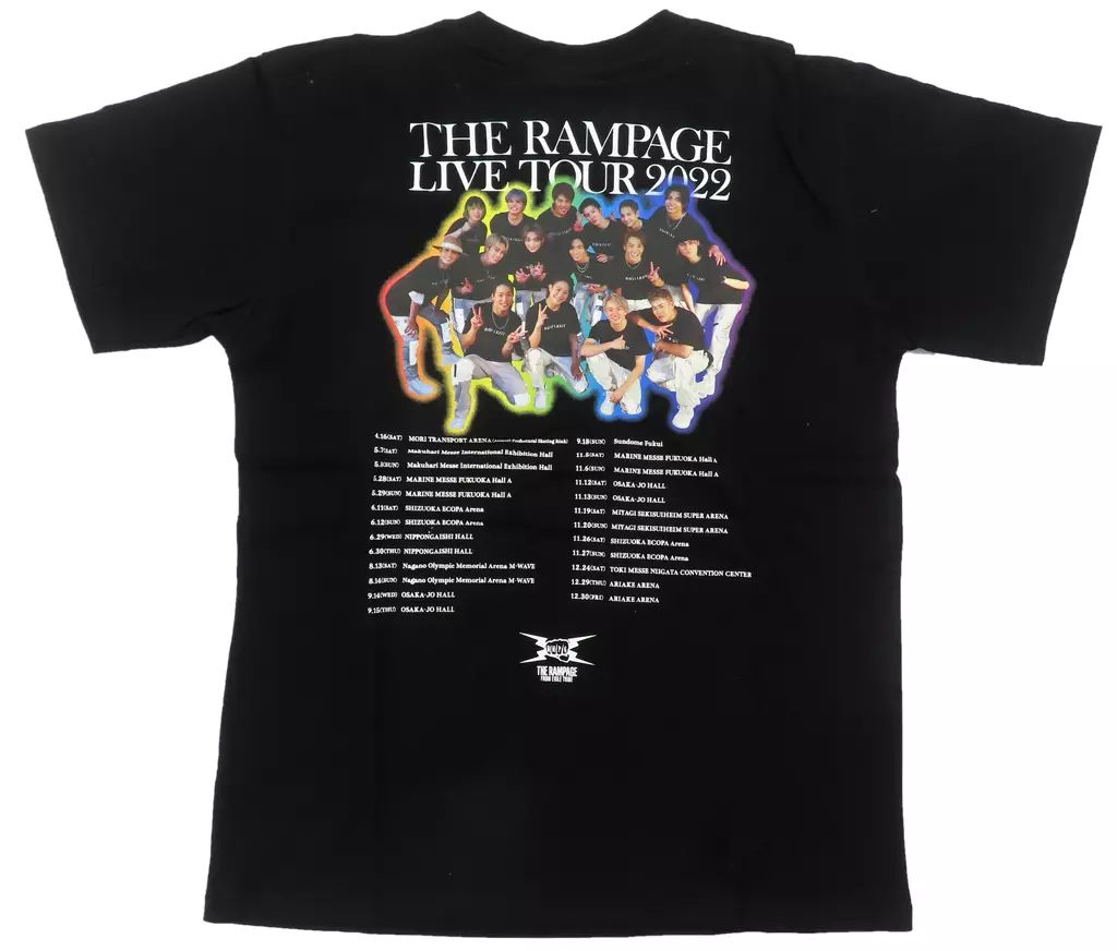 中古】Tシャツ THE RAMPAGE フォトTシャツ ブラック Mサイズ 「THE