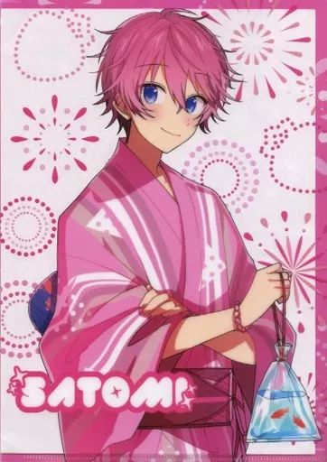 中古】クリアファイル さとみ(すとろべりーぷりんす/Yukata ver./等身