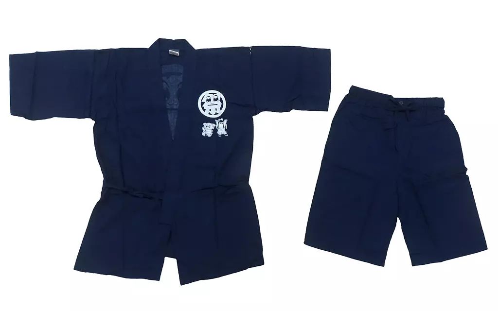 衣類その他 キャラクター ポプ子 祭 甚平 ネイビー Mサイズ ポプテピピック イベント GEE!