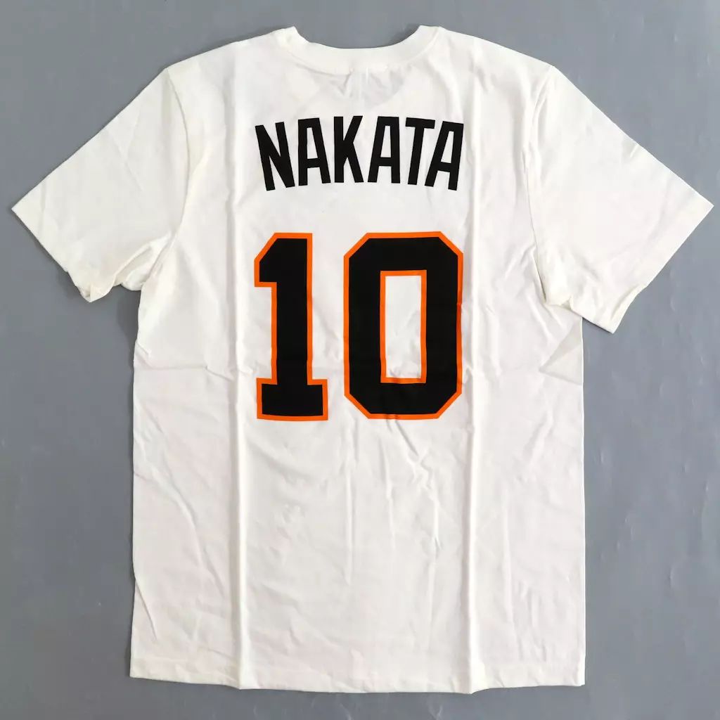 中古】Tシャツ 中田翔#10(読売ジャイアンツ) 背番号Tシャツ ホワイト M