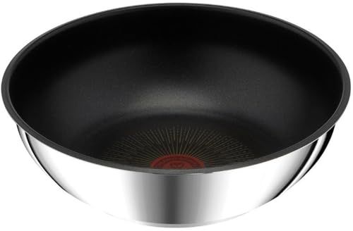 ティファール 取っ手のとれる 炒め鍋 26 cm 深型 中華鍋 IH ガス火対応 PFOAなどの有害物質不使用 インジニオ･ネオ IHステンレス･アンリミテッド ウォックパン こびりつきにくさ長持ち ステンレス L 97179