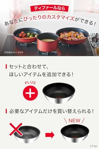 ティファール 取っ手のとれる 炒め鍋 26 cm 深型 中華鍋 IH ガス火対応 PFOAなどの有害物質不使用 インジニオ･ネオ IHステンレス･アンリミテッド ウォックパン こびりつきにくさ長持ち ステンレス L 97179