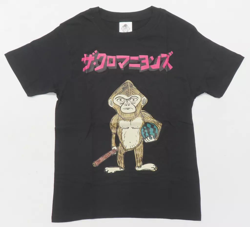 中古】Tシャツ ザ・クロマニヨンズ スイカTシャツ ブラック XSサイズ