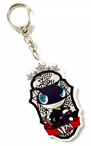 【希少】ペルソナ5 主人公 ジョーカー モルガナ モナ アクリルキーホルダー ペルソナ5』アトラスDショップ限定“モルガナ”のトレーディングアクリル