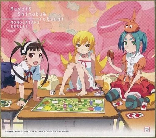 中古】食玩 雑貨 16.八九寺真宵＆忍野忍＆斧乃木余接 「＜物語