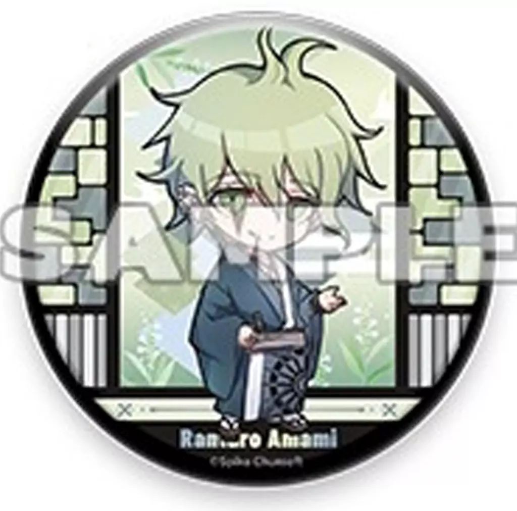 ダンガンロンパ V3 good spoon カフェ ホロ 缶バッジ 天海蘭太郎