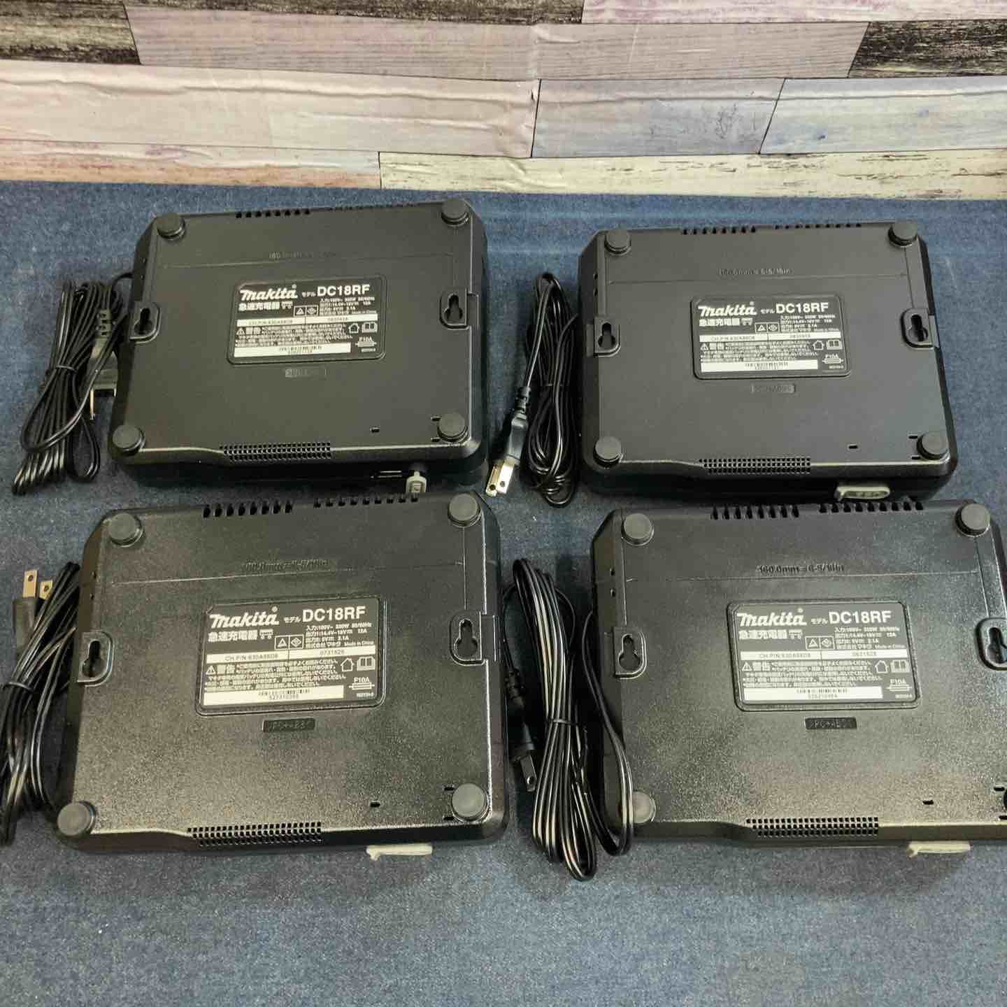  ♥品 セット マキタ makita 急速充電器 DC 18 RF その他 電動工具 エア工具