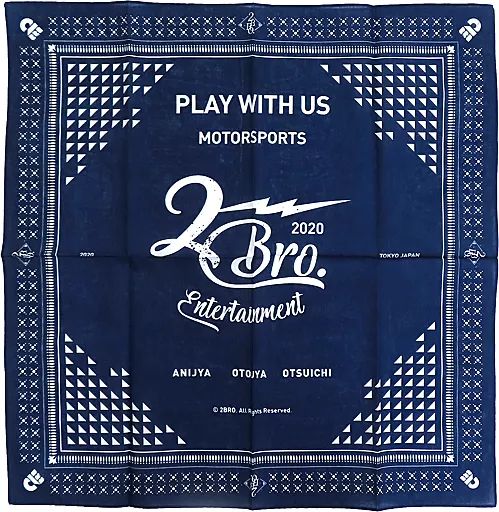 中古】アクセサリー(非金属) 2BRO.(兄者弟者) バンダナ(ブルー) 2020年