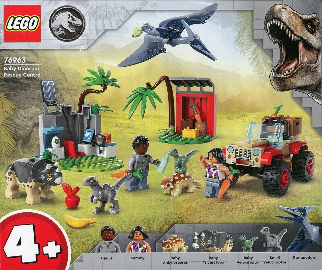 LEGO JURASSIC WORLD Baby Dinosaur Rescue Centre 76963
