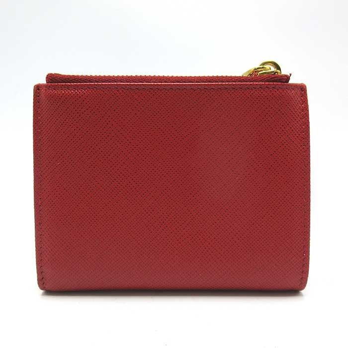 【新品】●紙袋付き● プラダ 1ML023 SAFFIANO L ORO 財布 二つ折り財布 (小銭入れ有り) PRADA PORTAF.PICCOLO LAMPO IN PELLE サフィアーノ レザー メタルロゴ パスケース付き コンパクト ウォレット アウトレット レディース 新品】○紙袋付き○ プラダ 1ML023 SAFFIANO METAL ORO 財布 二つ折り