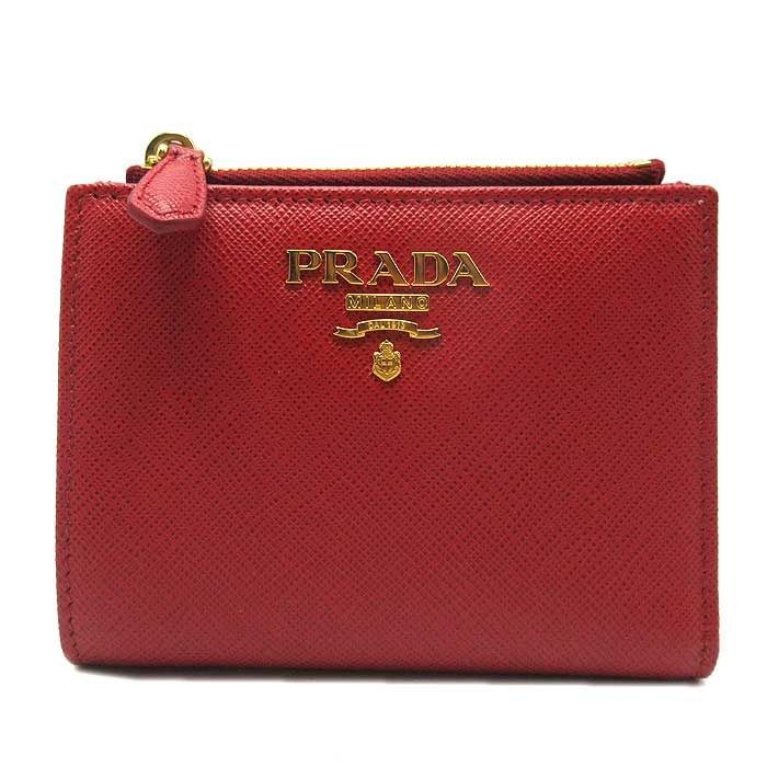 【新品】●紙袋付き● プラダ 1ML023 SAFFIANO L ORO 財布 二つ折り財布 (小銭入れ有り) PRADA PORTAF.PICCOLO LAMPO IN PELLE サフィアーノ レザー メタルロゴ パスケース付き コンパクト ウォレット アウトレット レディース 新品】○紙袋付き○ プラダ 1ML023 SAFFIANO METAL ORO 財布 二つ折り