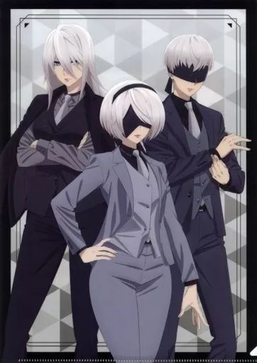 中古】クリアファイル 集合 A4クリアファイル 「NieR：Automata Ver1