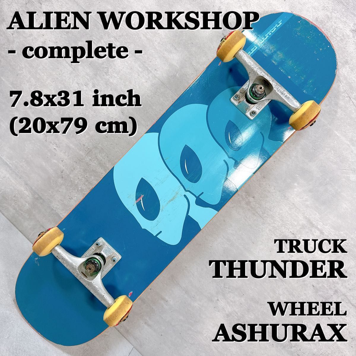 スケボー スケートボード コンプリート 完成品 ALIEN WORKSHOP THUNDER