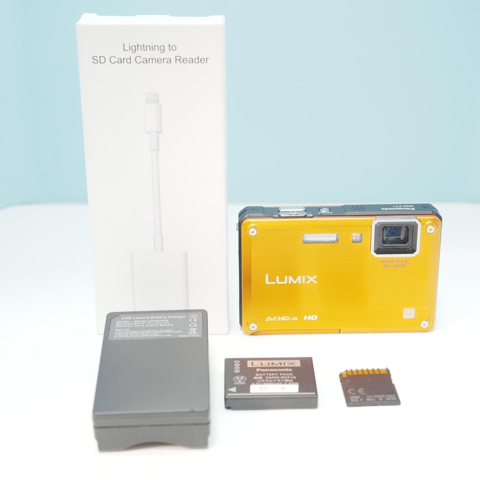 Panasonic LUMIX DMC-FT1 デジカメ スマホ転送OK フルセット 美品