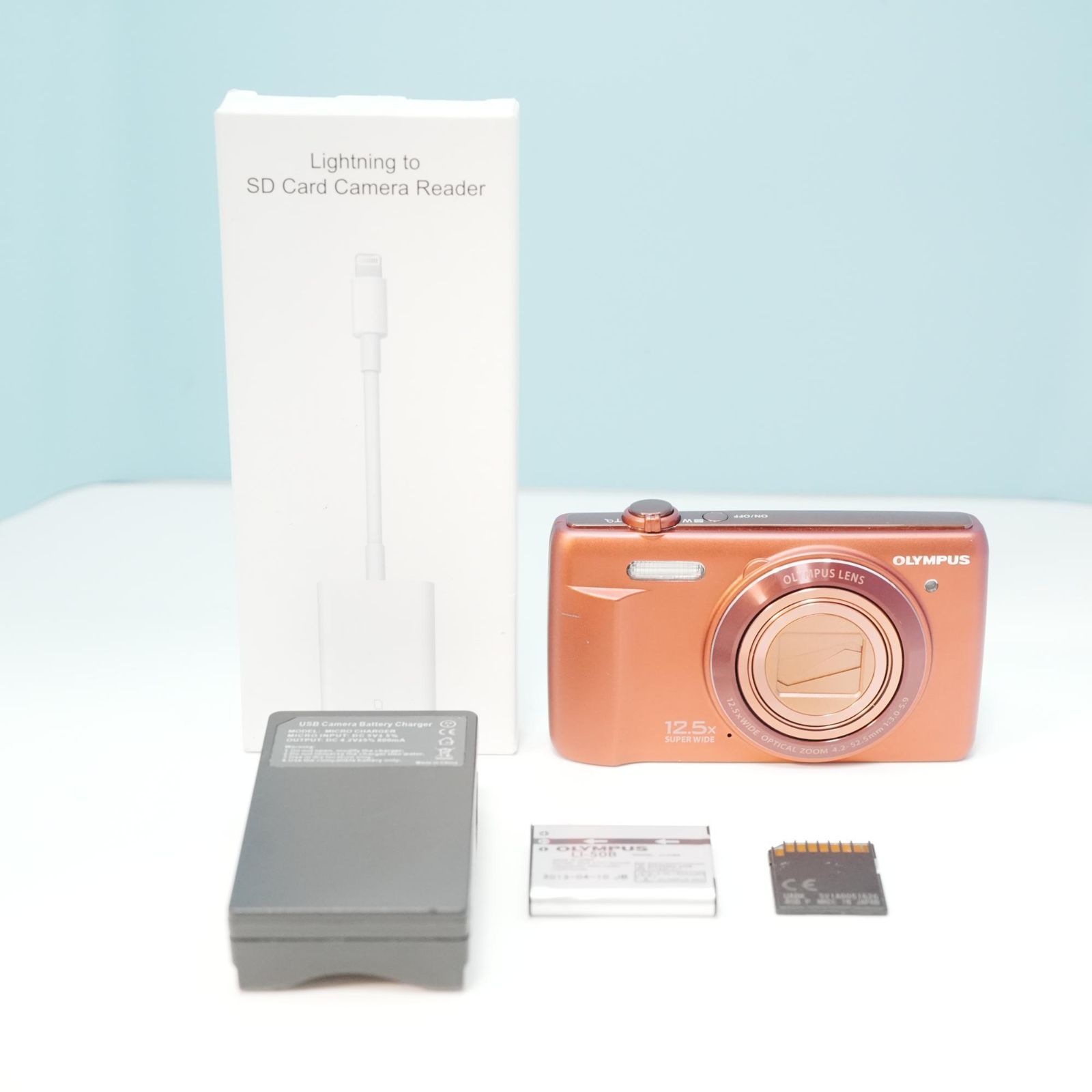 OLYMPUS STYLUS VR-370 デジカメ スマホ転送OK フルセット 美品 a5699