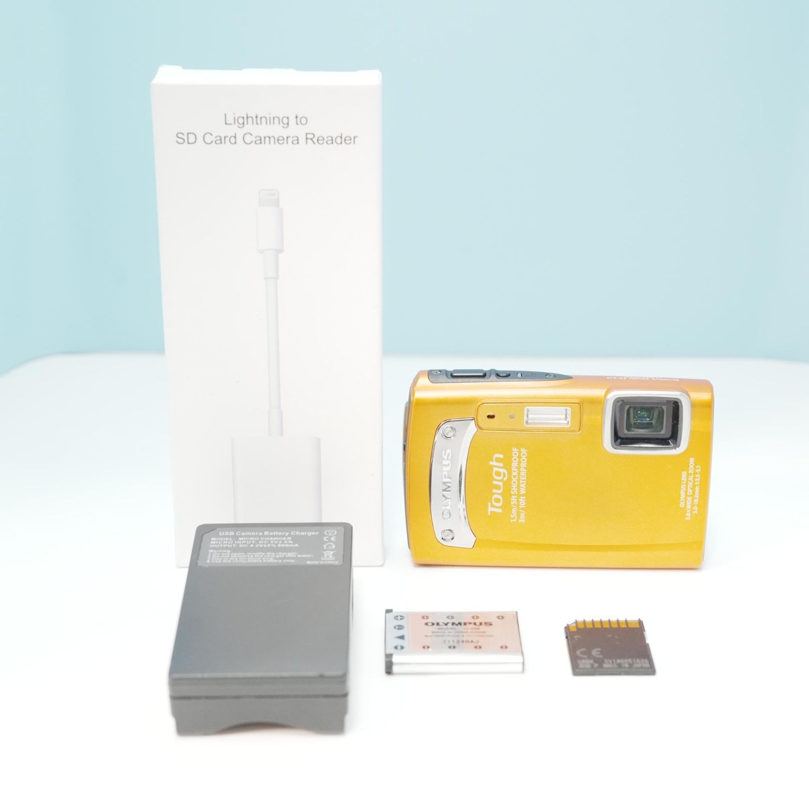 OLYMPUS TOUGH TG-310 デジカメ スマホ転送OK フルセット 極美品 a5750