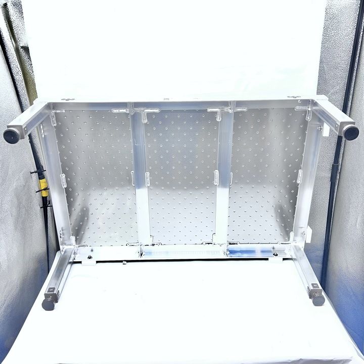  開封済 ♥品 TRUSCO 式アルミステップ 凸板タイプ 高さ300-330 TASP-96 G 脚立 踏み台 脚立 はしご 足場