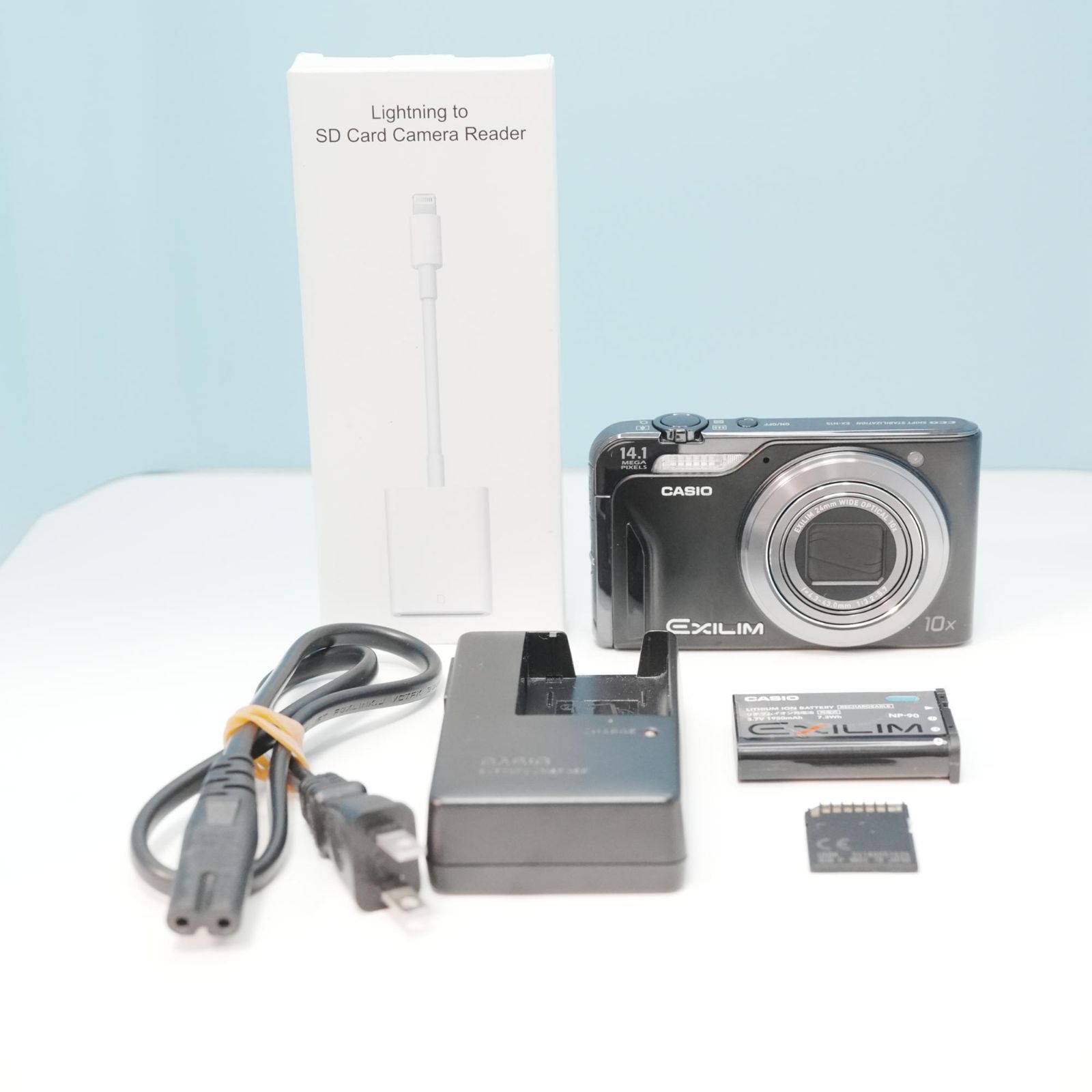 CASIO EXILIM EX-H15 デジカメ スマホ転送OK フルセット 極美品 a5749