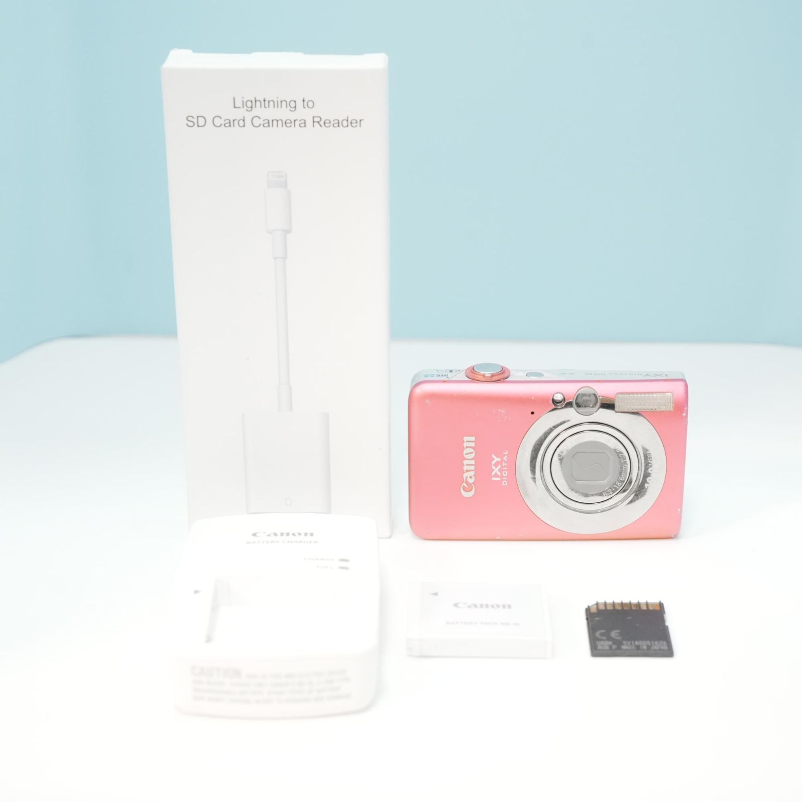 Canon IXY DIGITAL 110 IS デジカメ スマホ転送OK フルセット a5733