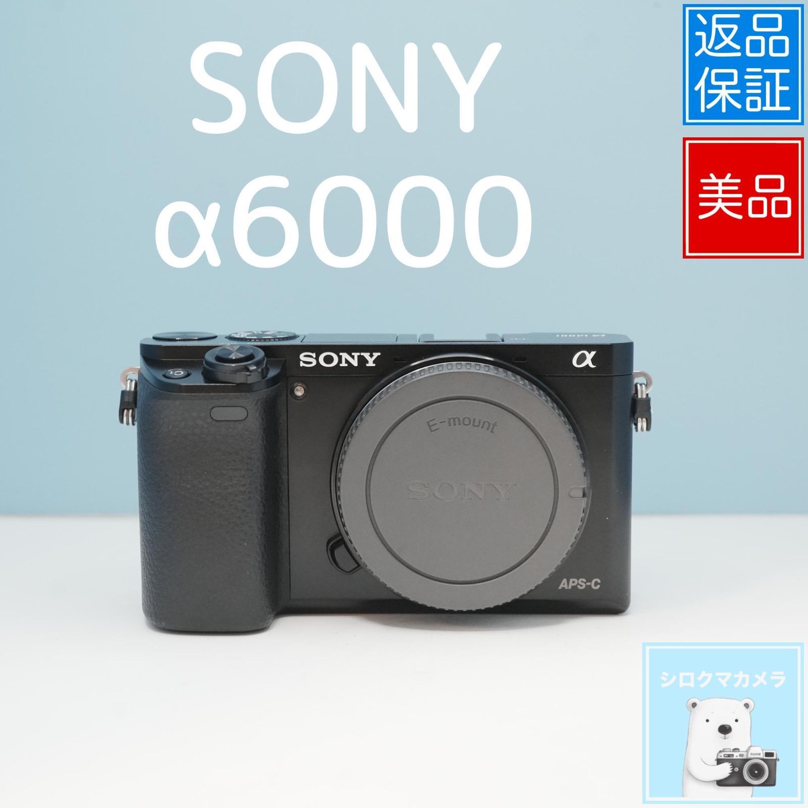 SONY α6000 ミラーレスカメラ 極美品 a5720 - メルカリ
