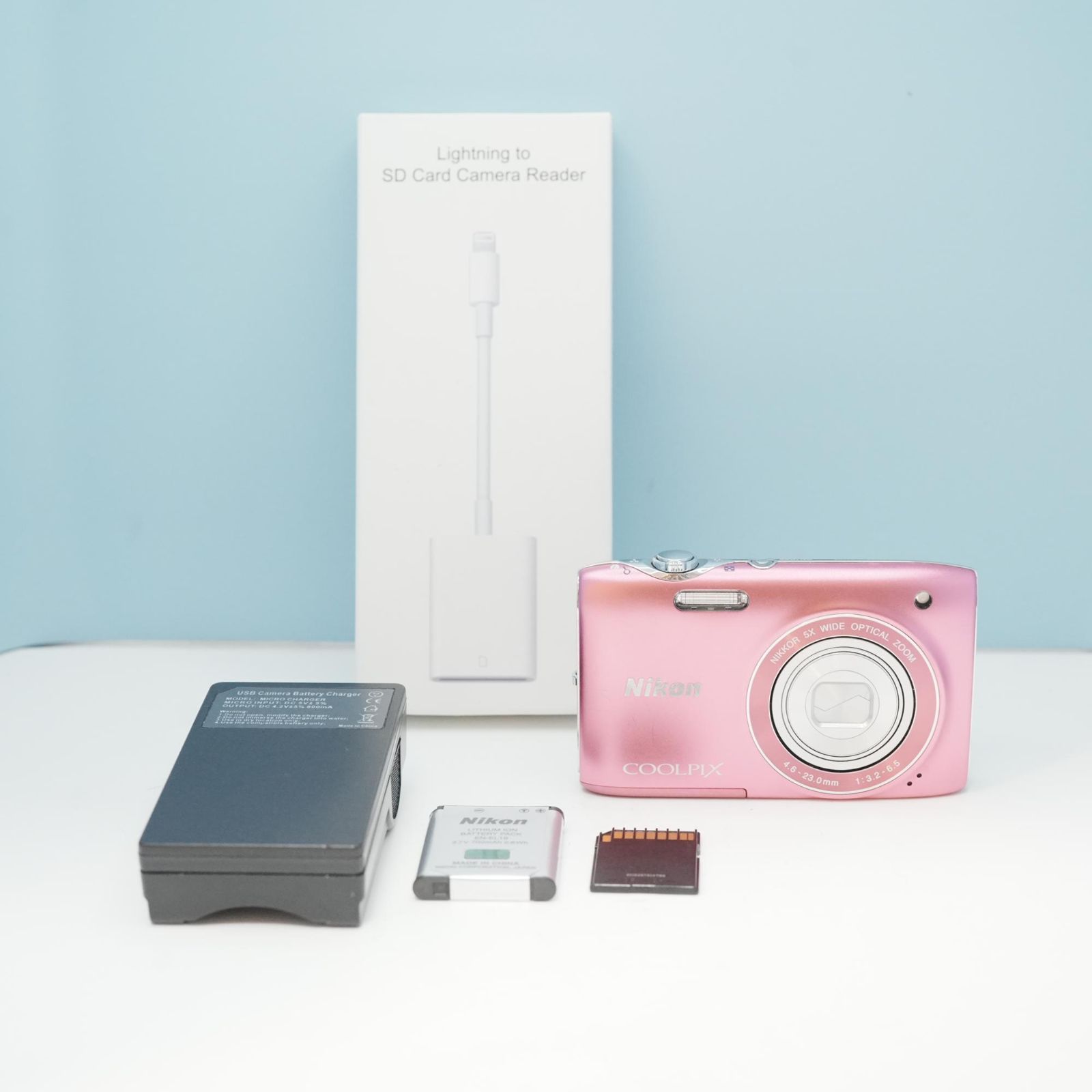 Nikon COOLPIX S3100 デジカメ スマホ転送OK フルセット 極美品 a5716