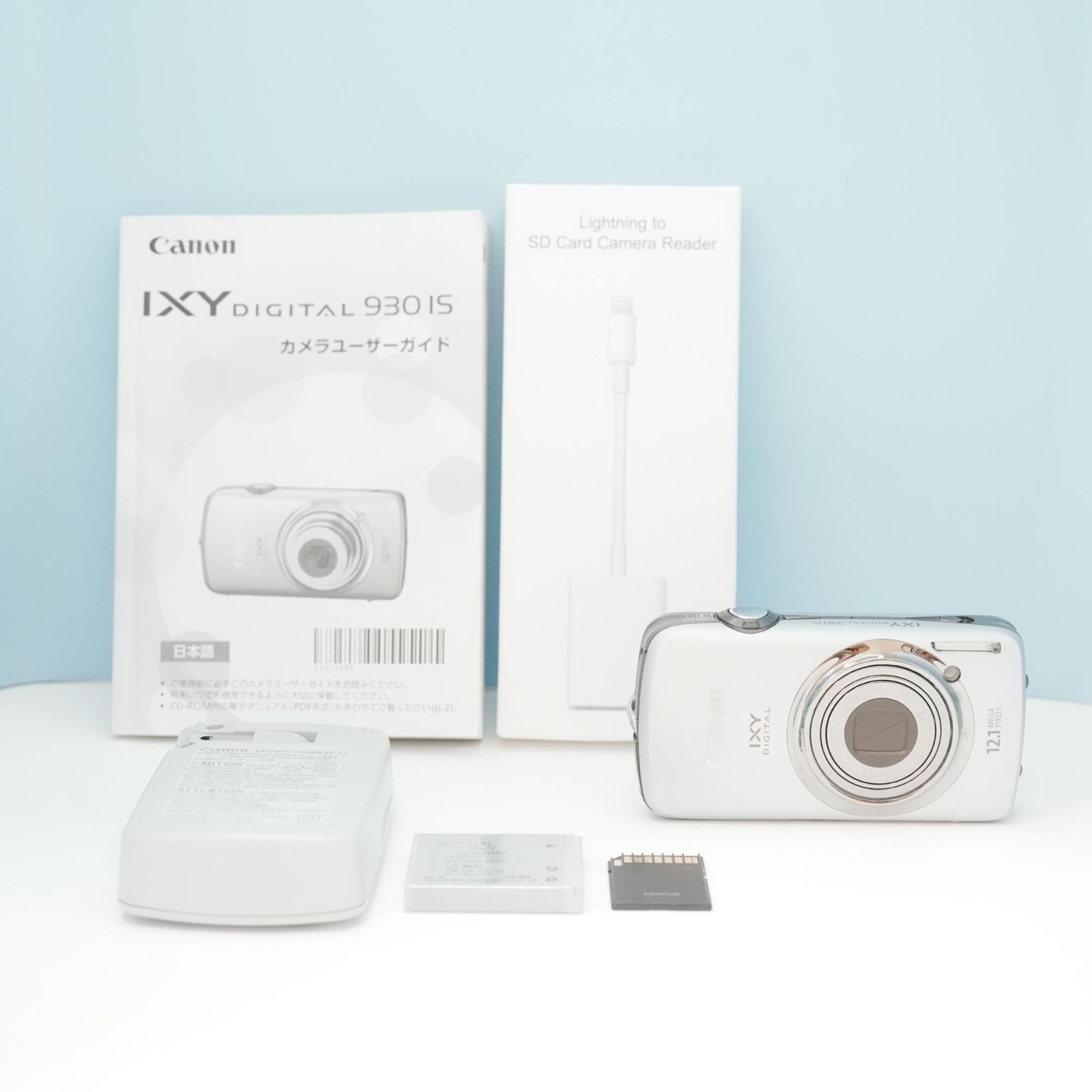 Canon IXY DIGITAL 930 IS デジカメ スマホ転送OK フルセット 極美品