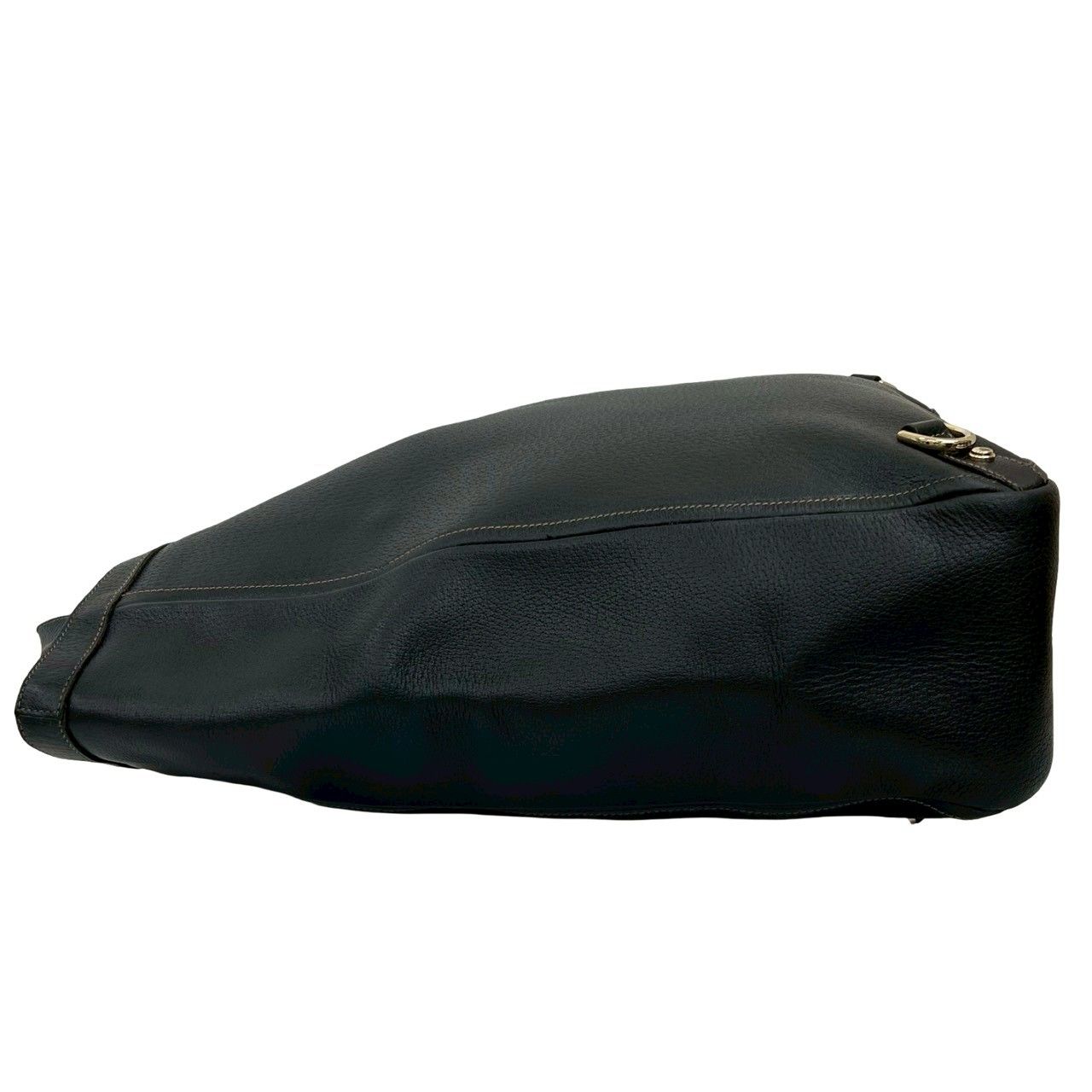 極 美品 希少品 GUCCI グッチ アビー ロゴ 金具 レザー 本革 トート