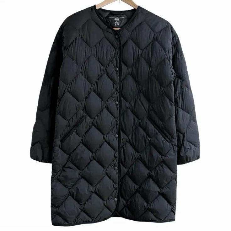 UNIQLO ユニクロ ウルトラライトダウンリラックスコート 黒 ブラック M