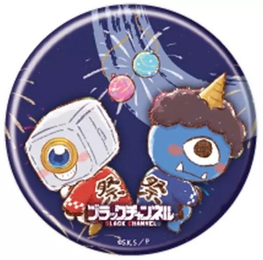 中古】バッジ・ピンズ カメラちゃん 「ブラックチャンネル 缶バッジ 12 