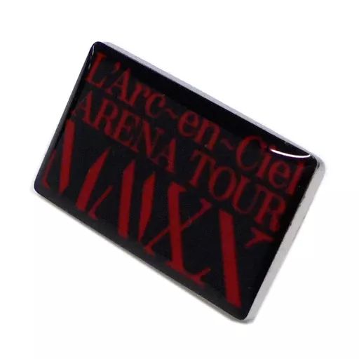 中古】バッジ・ピンズ L'Arc～en～Ciel ピンバッジ(ブラック×レッド