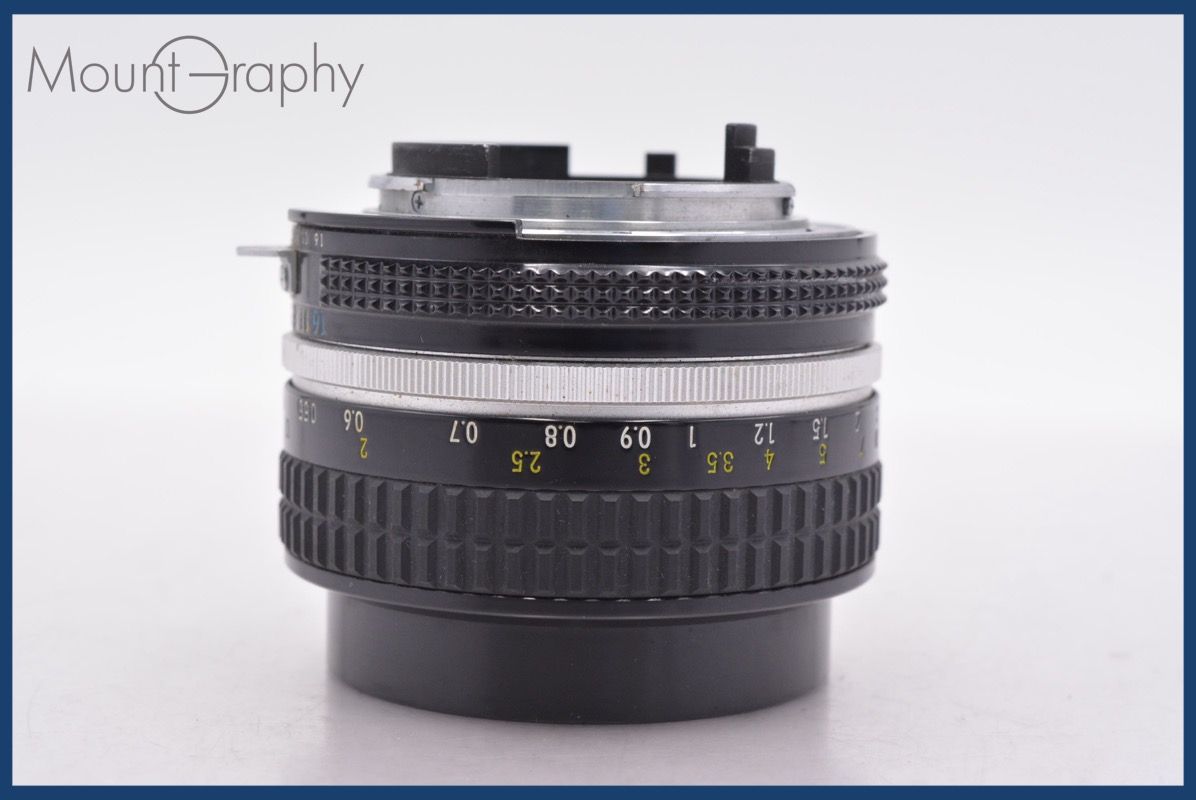 【美品】Nikon Ai 50mm f1.4 純正キャップ&フィルター付き 動作保証】 ニコン Nikon NIKKOR 50mm F1.4 Ai 前後キャップ&レンズ