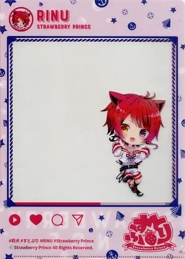中古】クリアファイル(男性アイドル) 莉犬(すとろべりーぷりんす) A4