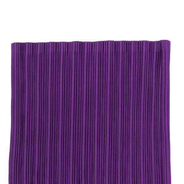 プリーツプリーズPLEATS PLEASE チューブネックウォーマー 紫 - メルカリ