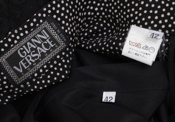 ジャンニヴェルサーチ ヴィンテージ シルク プリーツ スカート