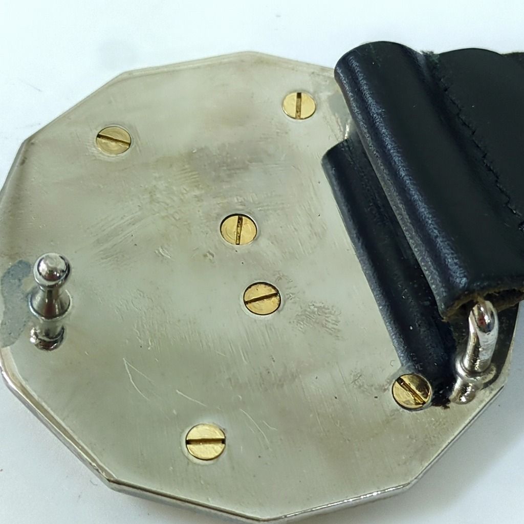 D&G ドルチェ＆ガッバーナ レザー ベルト ブラック イタリア製 - メルカリ