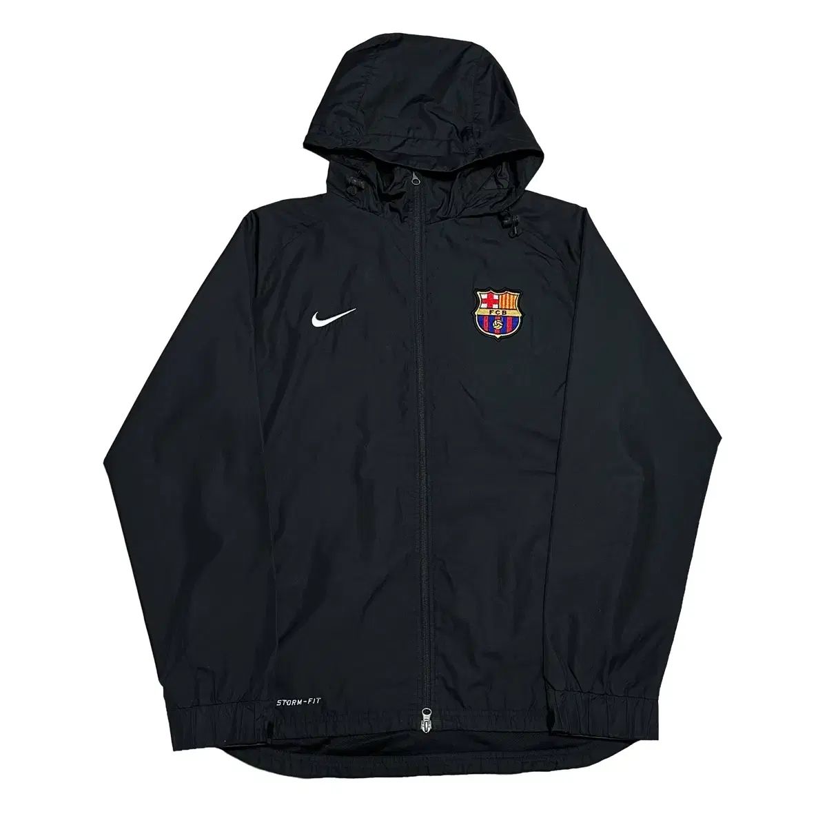 L NIKE バルセロナ ブラック STORM-FIT ウィンドブレーカー