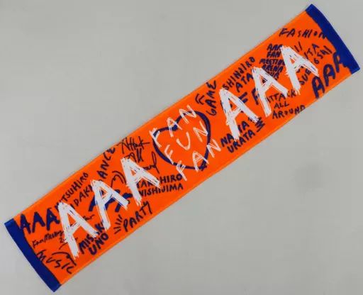 中古】タオル・手ぬぐい(男性) AAA マフラータオル(オレンジ) 「AAA