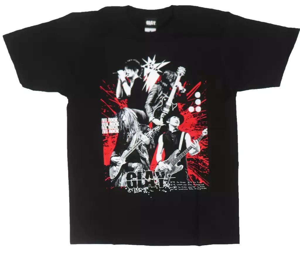 中古】Tシャツ GLAY オフィシャルTシャツ(幕張 LIVE PHOTO) ブラック M