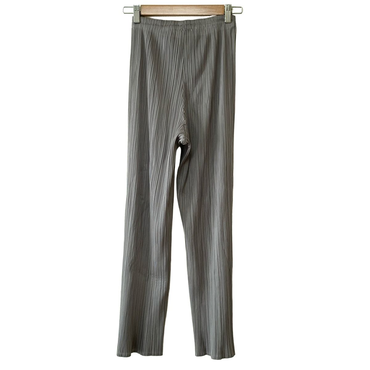 PLANTS PLEASE プリーツパンツ グレー ルーズフィット PLEATS PLEASE ISSEY MIYAKE - PLEATS PLEASE(プリーツプリーズ