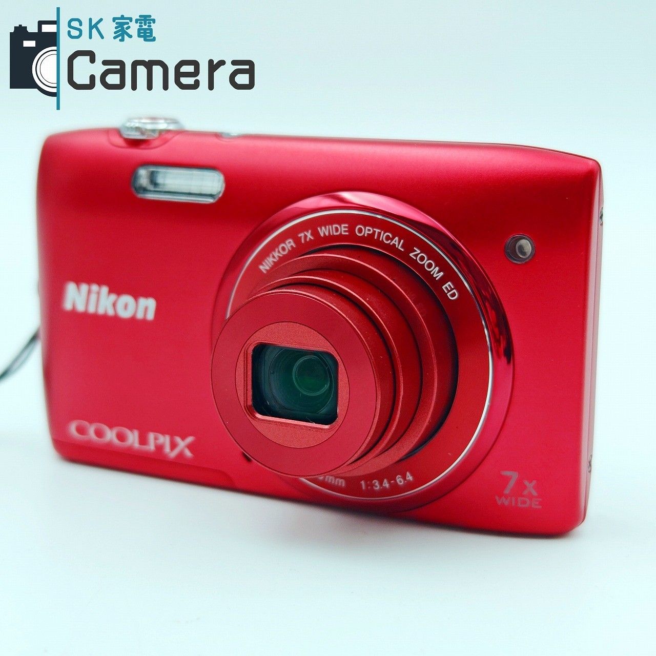 【完動品】Nikon Coolpix S3400 デジタルカメラ 動作確認済み 完動品】Nikon Coolpix S3400 デジタルカメラ 動作確認済み 付属品完品