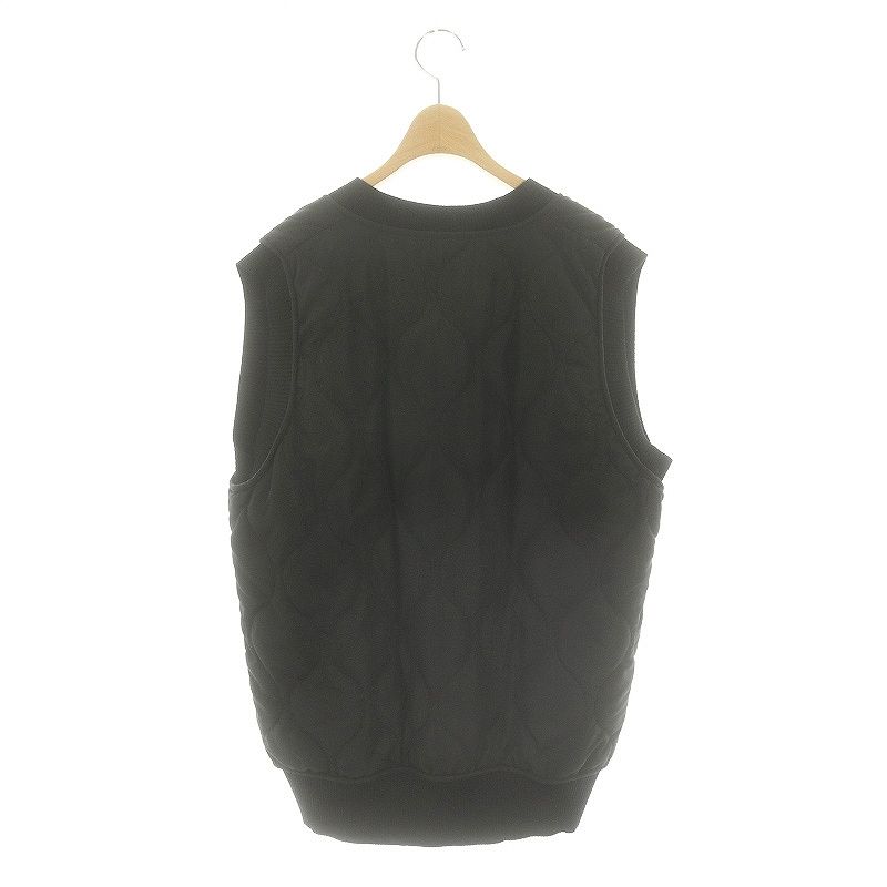 machatt マチャット キルティング ベスト ブラック Vネック 完売品】machatt マチャット キルティング ベスト ブラック Vネック