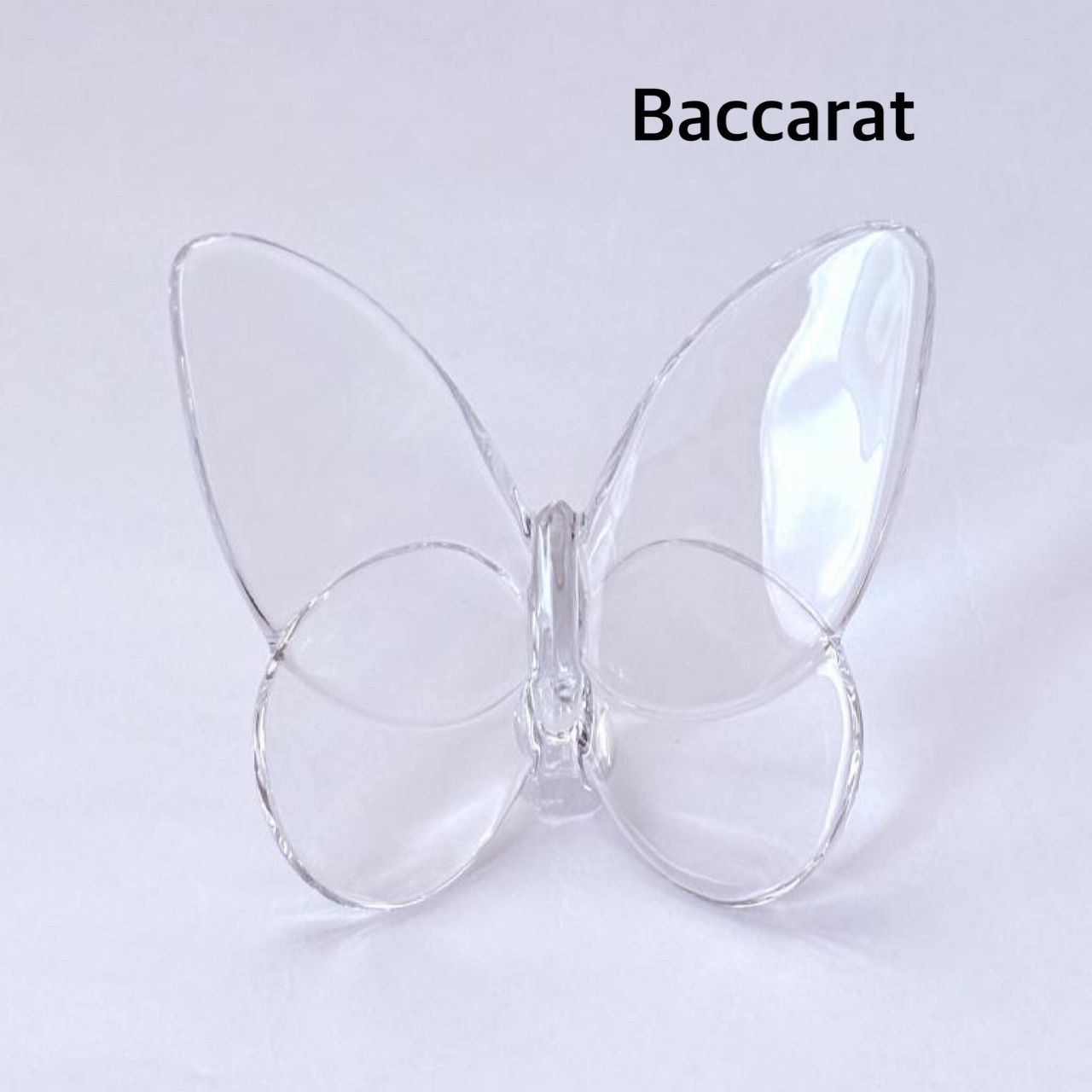Baccarat バカラ バタフライ オブジェ 置物 送料込み 6462433