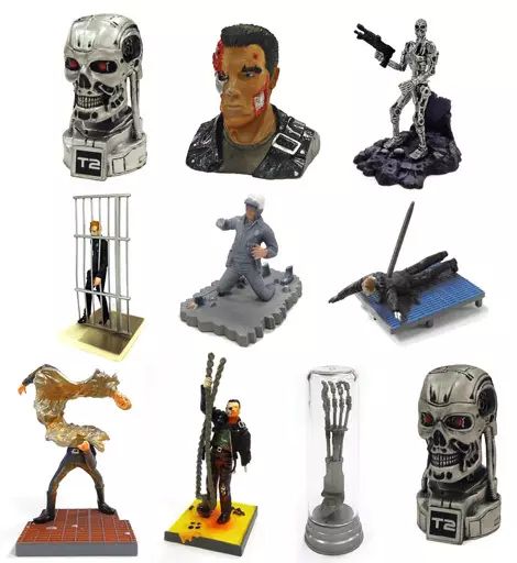 中古】食玩 トレーディングフィギュア 全10種セット 「ターミネーター2